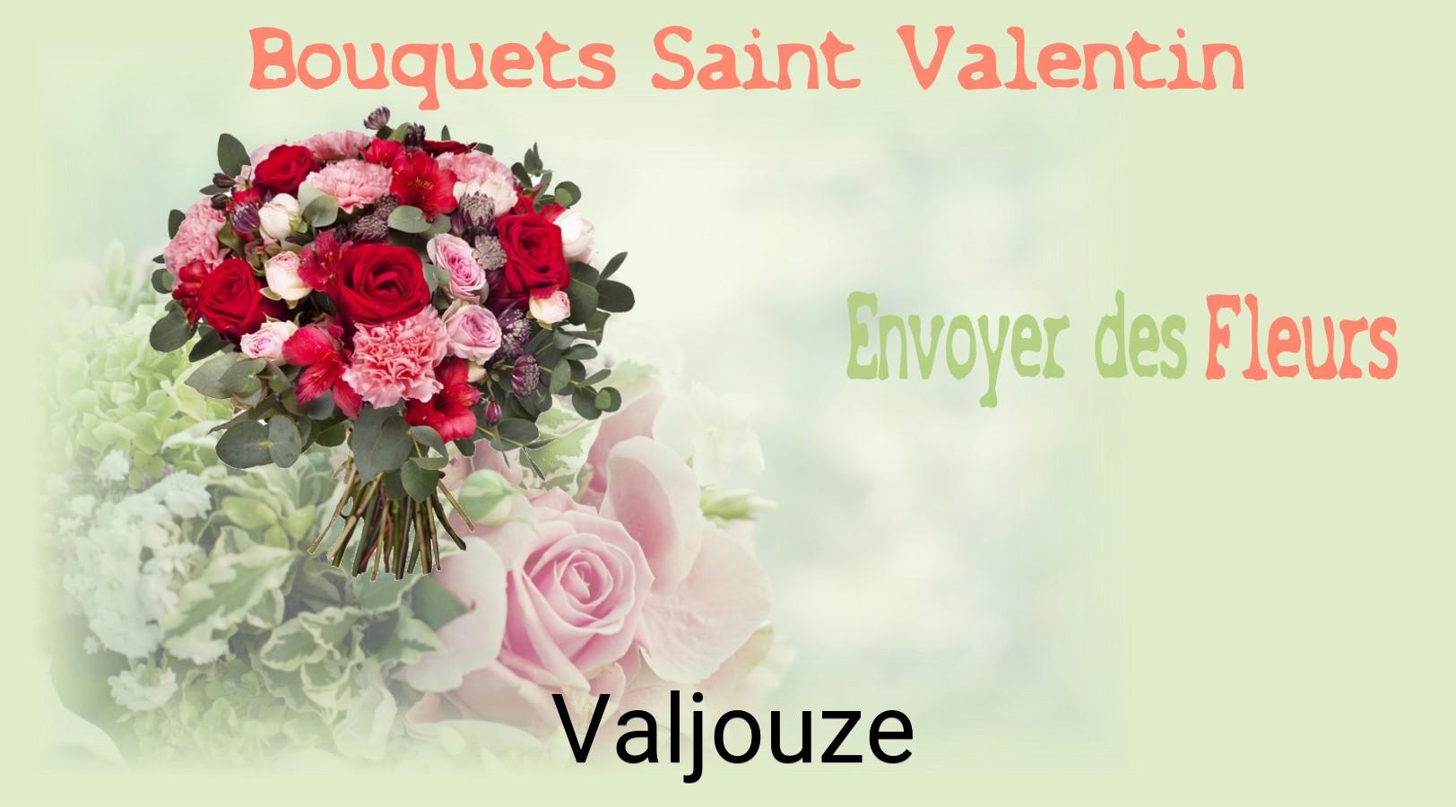 Roses de Saint-Valentin livrées à Valjouze